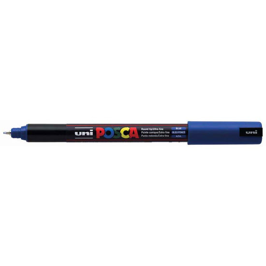 Uni Posca Marker 0.7mm Ultra-Fine Pin Tip Blue PC-1MR