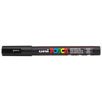 Uni Posca Marker 0.9-1.3mm Fine Black PC-3M