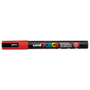 Uni Posca Marker 0.9-1.3mm Fine Red PC-3M