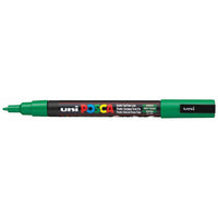Uni Posca Marker 0.9-1.3mm Fine Green PC-3M