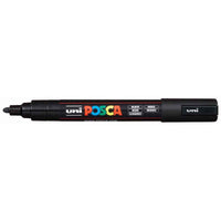 Uni Posca Marker 1.8-2.5mm Med Bullet Black PC-5M