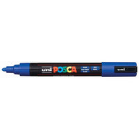 Uni Posca Marker 1.8-2.5mm Med Bullet Blue PC-5M
