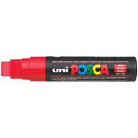 Uni Posca Marker 15.0mm Extra-Broad Chisel Red PC-17K