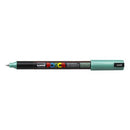 Uni Posca Marker 0.7mm Ultra-Fine Pin Tip Met Green PC-1MR