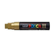 Uni Posca Marker 15.0mm Extra-Broad Chisel Gold PC-17K