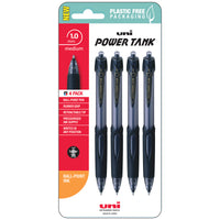 Uni PowerTank 1.0mm Retractable Black Hangsell Pk4