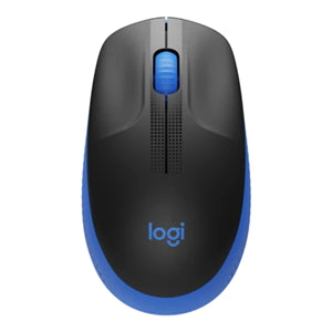 Logitech M190 Full Size Wireless Mouse - Blue