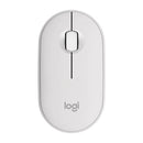Logitech M350S Pebble 2 USB Wireless/Bluetooth Mouse - White