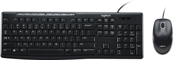 Logitech MK200 Wired USB Keyboard and Mouse