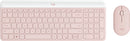 Logitech MK470 Slim Wireless Desktop Kit - Rose