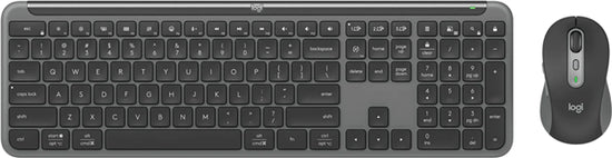 Logitech MK950 Performance Wireless Keyboard and Mouse - Graphite