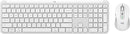 Logitech MK950 Performance Wireless Keyboard and Mouse - Off-White