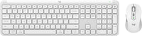 Logitech MK950 Performance Wireless Keyboard and Mouse - Off-White