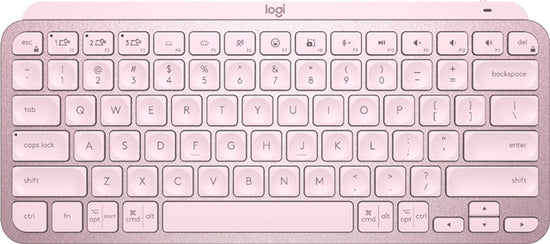Logitech MX Keys Mini Wireless Illuminated Keyboard - Rose