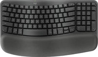 Logitech Wave Keys Wireless Ergo Keyboard - Black