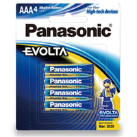 Panasonic Evolta AAA Alkaline Battery 4 Pack