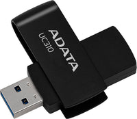 ADATA UC310 Swivel USB3.2 64GB Black Flash Drive
