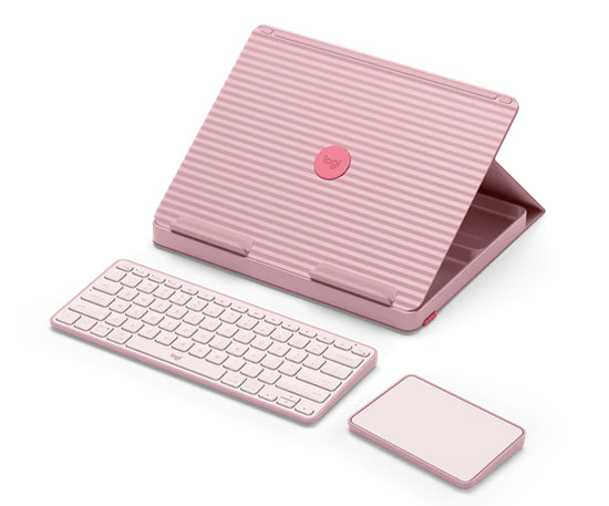 Logitech Casa Pop-Up Laptop Desk - Pink