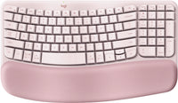 Logitech Wave Keys Wireless Ergonomic Keyboard - Rose