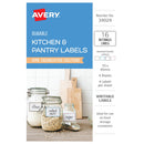 Avery Durable Kitchen Labels 70 x 40 mm Rectangle 16