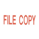 Dixon Stamp 013 File Copy Red Pre Inked