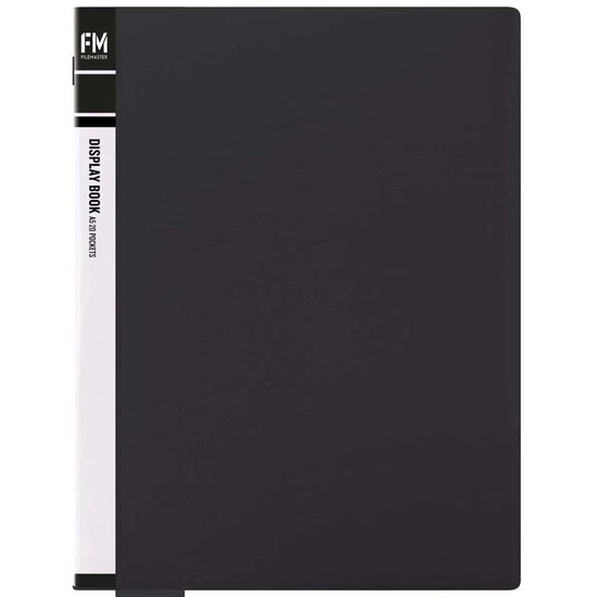 FM Display Book A5 Black 20 Pocket