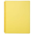 FM Display Book A4 Yellow Refillable 20 Pocket