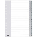 FM Indices A-Z A4 Grey Polyprop