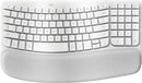 Logitech Wave Keys Wireless Ergonomic Keyboard for Mac - Off White