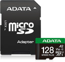 ADATA Speed Plus microSDXC UHS-I U3 A2 V30 Card with Adapter 128GB