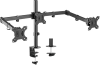 Brateck 13-27" Triple Monitor Economy Desk Mount Bracket