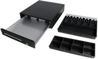 Maken CK-410 Cash Drawer 4 Note 8 Coin  Black Front 24V