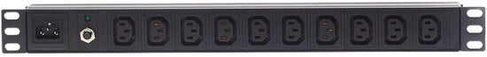 4Cabling 1RU 10 Way C13 10A Outlet PDU Rack Mount (Drop Ship)