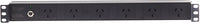 4Cabling 1RU 6 Way GPO Recessed Rack Mount PDU Power Rail (Drop Ship)