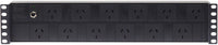 4Cabling 2RU 12 Way GPO Horizontal PDU Recessed Rack Mount (Drop Ship)