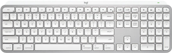 Logitech MX Keys S for Mac Advanced Wireless Keyboard - Pale Grey