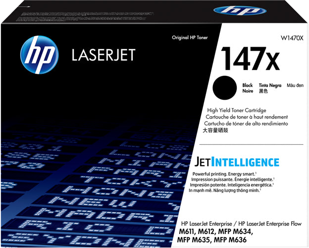 HP 147X High Yield Black Toner Cartridge