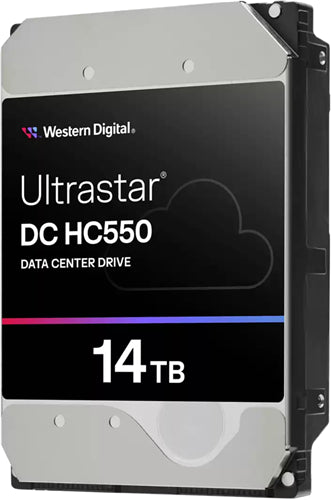 WD Ultrastar HC550 SATA 3.5" 7200RPM 512MB 14TB  HDD