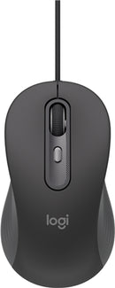 Logitech M520 Wired USB-C Mouse for business - Graphite