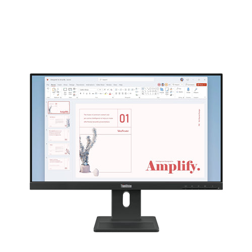 Lenovo ThinkVision E24-40 23.8" FHD (VGA+DP+HDMI) 3 Year Warranty