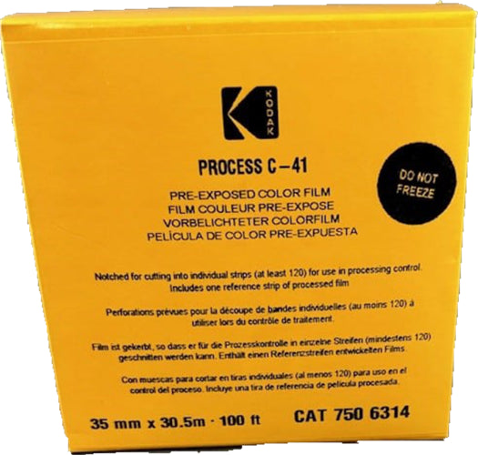 Kodak 35mm x100ft C41 Control Strip Roll
