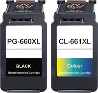 Canon PG-660XL + CL661XL Combo Pack High Yield Ink