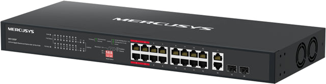 Mercusys MS120GP 16 Port Gigabit Switch Steel Case 16x PoE+