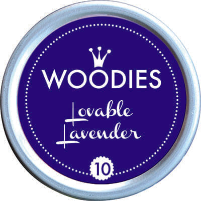 Colop Woodies Stamp Pad 38mm Lovable Lavender