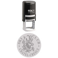 Colop Stamp Printer R24 Round Black 24mm Dia (166354)