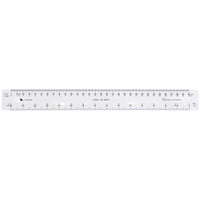Taurus Ruler 300mm White Scale Rule