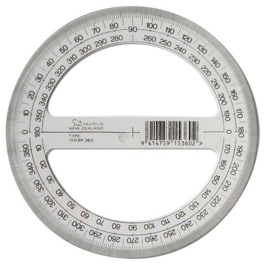 Taurus Protractor 15cm 360