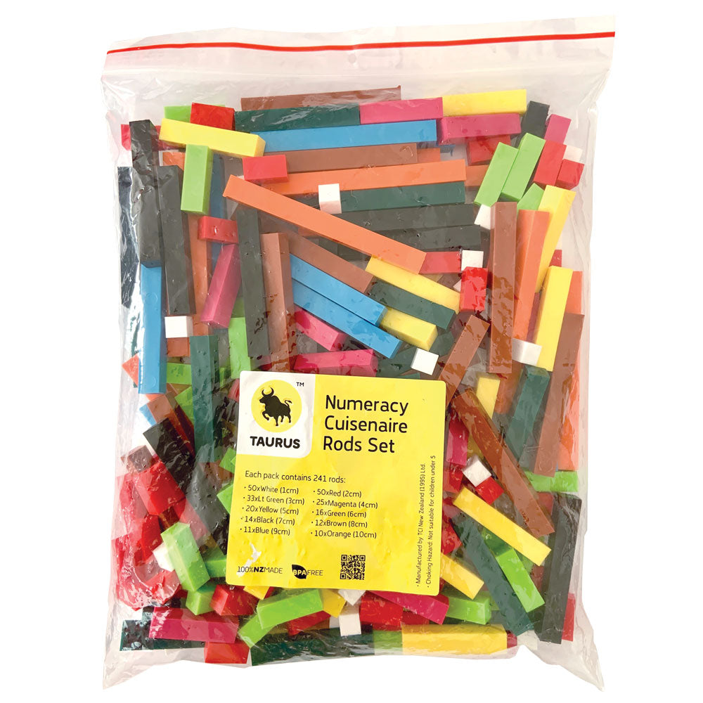 Taurus Numeracy Rods Set 241 Pieces