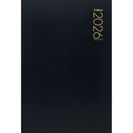Collins Diary A42 Black Even Year