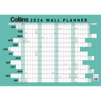 Collins Wallplanner A2 Laminated Even Year